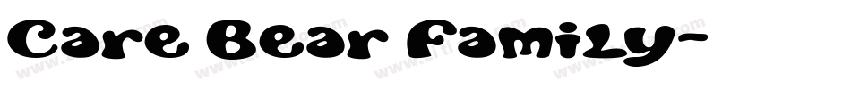 Care Bear Family字体转换